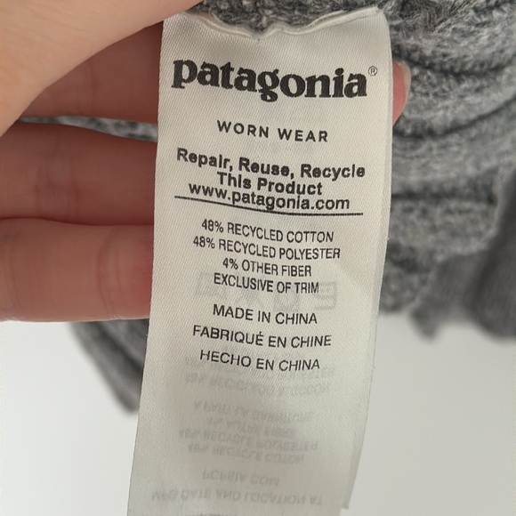 Patagonia Women's Open Chunky Knit Cardigan, Gray - Size XS - Picture 5 of 5